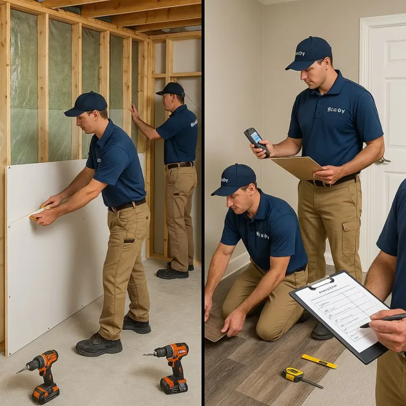 Repairs and Reconstruction process in Des Moines, WA